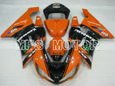 Kawasaki NINJA ZX6R 2005-2006 Injection ABS Fairing - Monster - Black Orange - MFS3792